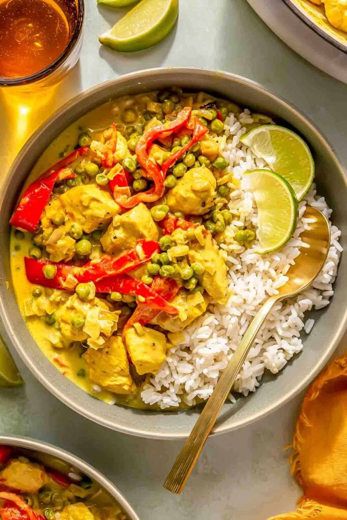 Chicken Thai Green Curry + Thai Jasmin Rice