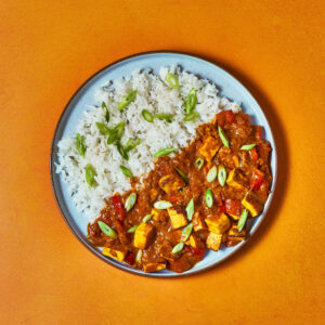 paneer butter curry & fragrent/aromatic sesame rice